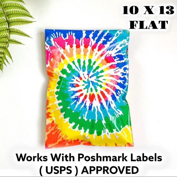 25 10X13 Poly Mailers Tye Dye Shipping Envelopes PRICE IS FIRM - Picture 9 of 13